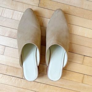 Nisolo Women's Mariella Mules in Sand, Size 9.5